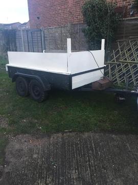 Twin axle trailer for sal