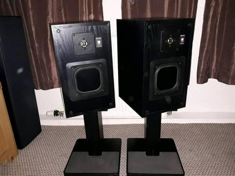 Sony apm-12es speakers and stands. VGC. 1994
