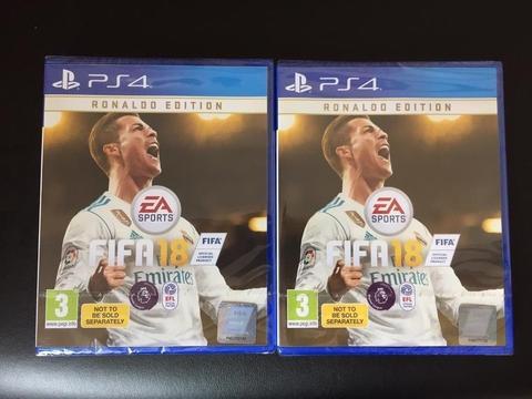 BRAND NEW AND SEALED PS4 GAME FIFA 18 RONALDO EDITION - FOR PLAYSTATION 4