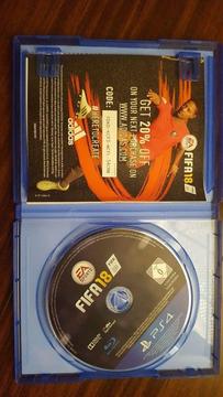 PS4 FIFA 18 for sell