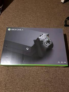 Xbox one x boxed excellent condition