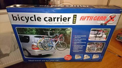 Fifth gear - 3 bike carrier brand new and boxed for swap