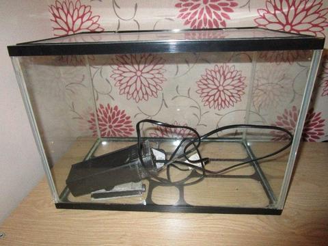 STARTER FISH TANK WITH FILTER