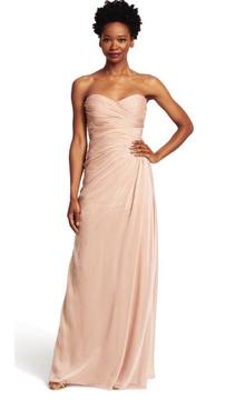 Adrianna Papell Strapless Gown, Size 10 Blush Pink