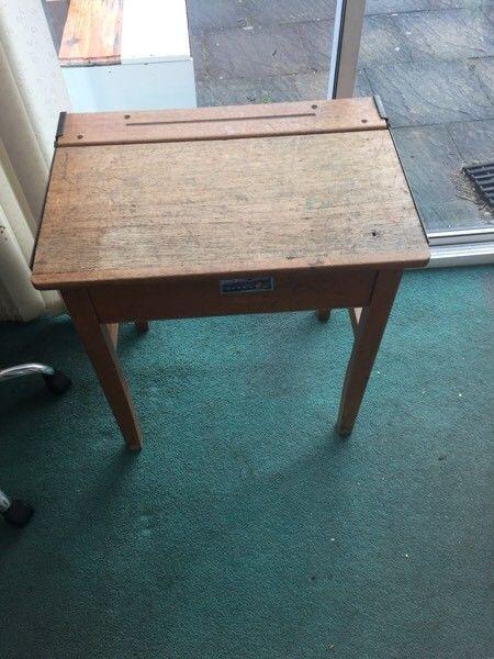 Old style school desk