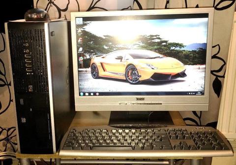 HP Computer setup, Intel core2 Duo 2.70GHZ x 2, 4GB, Win 7, 19 Widescreen. can deliver