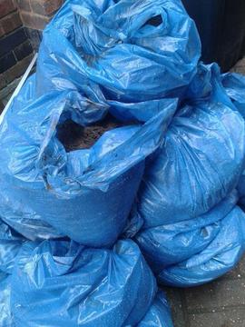 80 bags of top soil or sandy soil