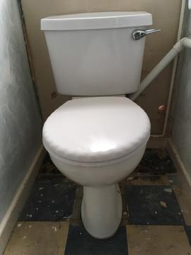 Free bath suite (toilet, sink, taps, shower and shower mixer)