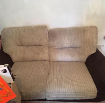 FREE SOFA plus another faux black 3 seater