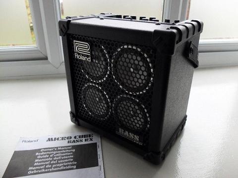 Roland Micro Cube Bass RX bass amplifier, like new, south Manchester (Wilmslow)