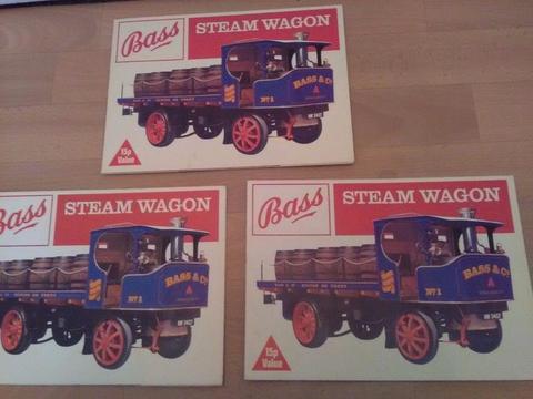 Bass vintage steam wagon kits x 3