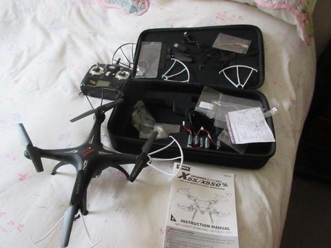 SYMA 5S/ X5 SC QUADCOPTER with assories case and spares