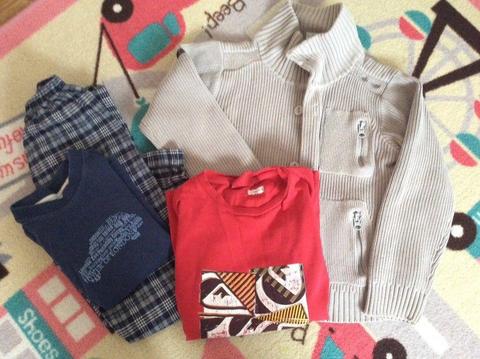 Bundle of boys clothes age 7 to 8 years