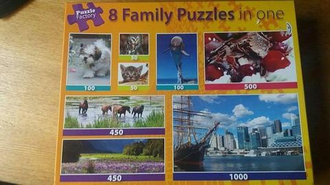 8 x Family Puzzles in one