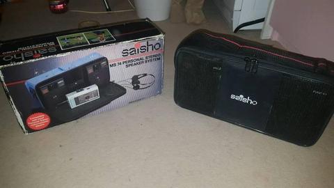 Rare saisho bag with speakers