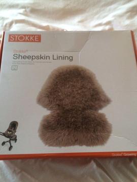 Stokke Sheepskin Liner in Excellent Condition