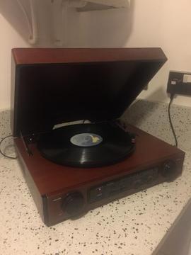 All in one Record player Turntable