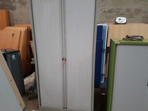 full size tambour storage cabinet lockable