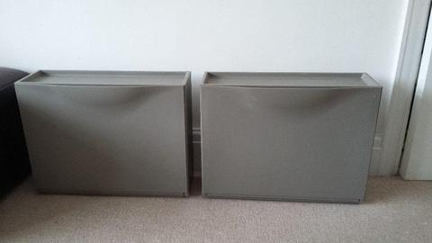 Ikea Trones Grey shoe cabinet / storage x 2 great condition