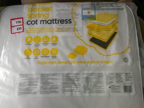 New cot mattress