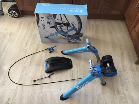 Tacx booster turbo trainer as new