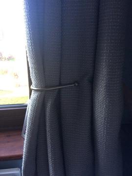 Dunelm metal curtain tie backs
