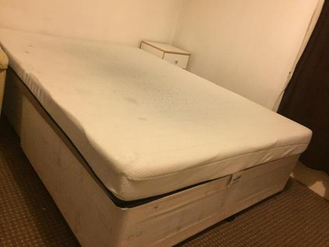 Double bed and foam mattress + Free delivery