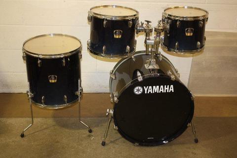 Yamaha Stage Custom Advantage Dark Blue Fade 4 Piece Drum kit 12 + 13 + 16 Toms + 22 Bass DRUMS ONLY