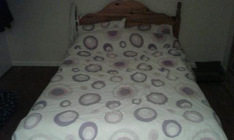 Double bed with mattress free