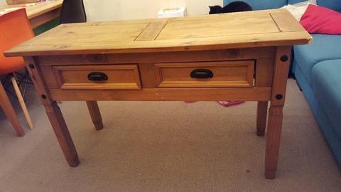 Free wooden console table