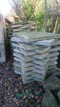 Free Slabs. 58 measuring 450mm x 450mm. Must be uplifted and must take full lot!