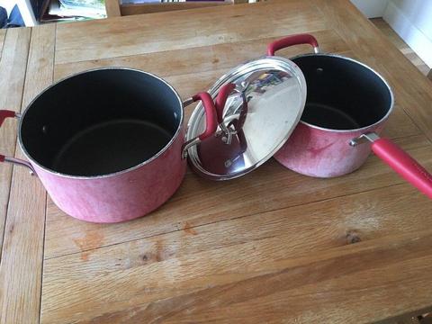 Kitchen aid pots FREE - large soup pot and large saucepan