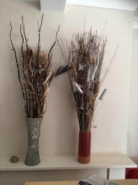 Vase with light decoration