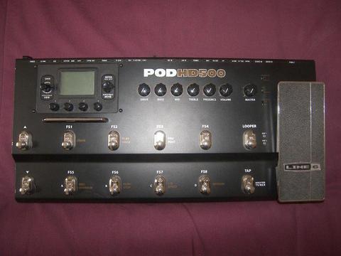 Line 6 POD HD500 – Multi Effects Processor & Amp Emulator for Guitar , Bass and Vocal