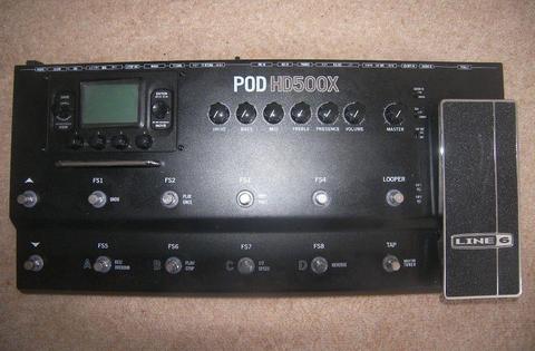 Line 6 POD HD500X – Multi Effects Processor & Amp Emulator for Guitar , Bass and Vocal