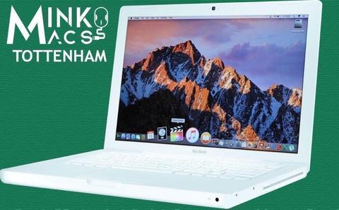 APPLE MACBOOK WHITE 13' 2Ghz CORE 2 DUO 2GB RAM 120GB HDD MINKOS MACS TOTTENHAM WARRANTY IMMACULATE