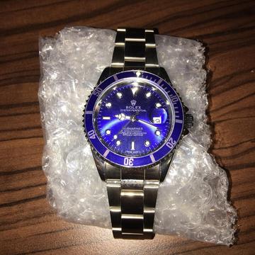 Rolex Oyster Perpetual Blue Faced