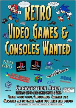Retro Video Games & Consoles Wanted