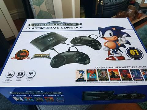 Sega mega drive classic game console