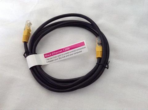 Black Ethernet cable Brand New
