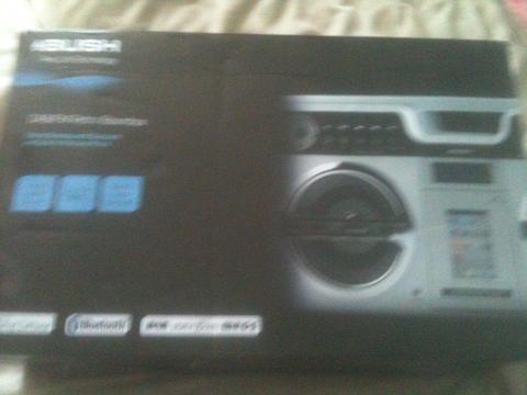 DAB & FM Retro Style Stereo Boombox with bluetooth and dock for ipod/iphone