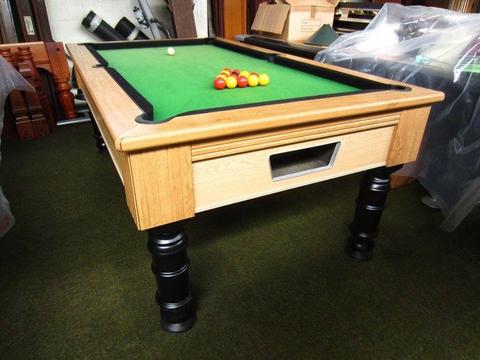 7ft x 4ft slate bedded English Pool table