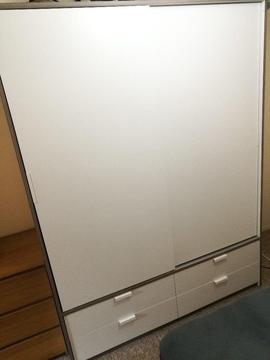 Large white wardrobe (~210*150x60 cm) from IKEA