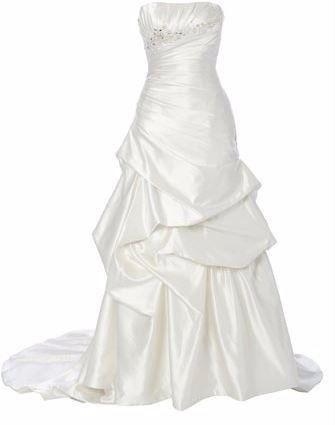 Stunning Satin Bridal Wedding Dress in Ivory + Veil - Size 10 - Absolutely Beautiful.with flight bo