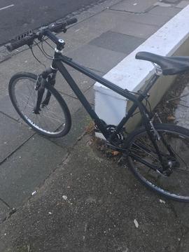 Black handbill hybrid bicycle for sale or swap for iPhone 6s