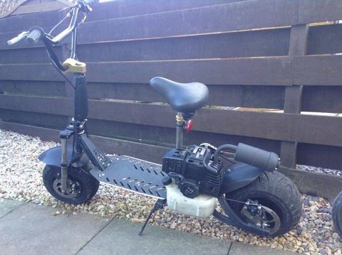 Two petrol scooters 49cc