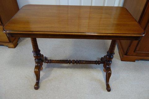 Antique Victorian Stretcher / Library Table