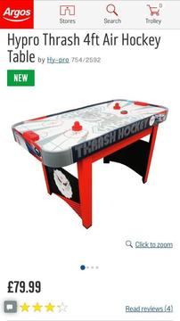 Thrash Hypro Air Hockey Table