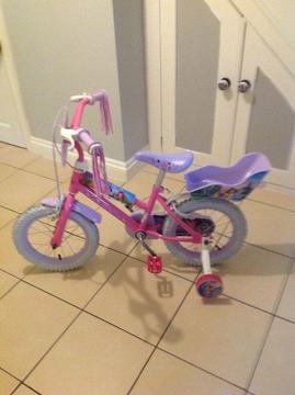 Almost new, little used Princess bicycle