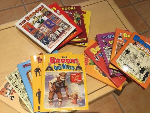 Oor Wullie and Browns annuals